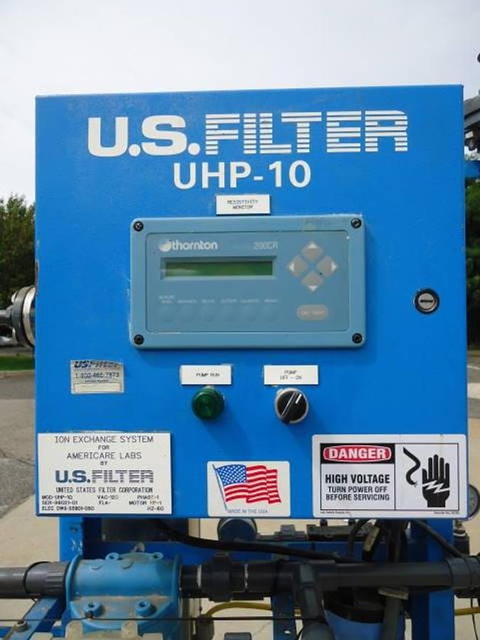 Used U.s Filter Water Treatment Ion Exchange/Ultra-High Purity Demineralization System