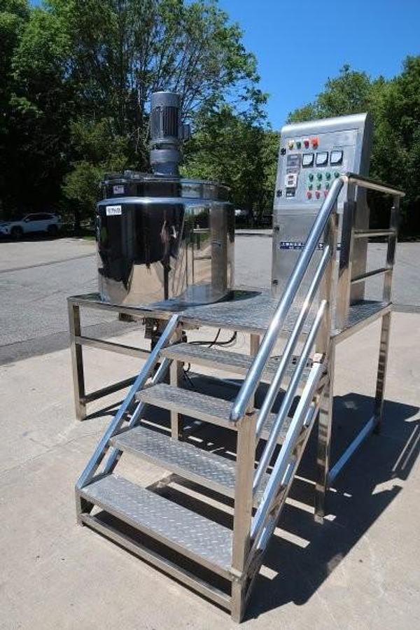 Used 200 Gallon Electric Stainless Steel Mixing Tank