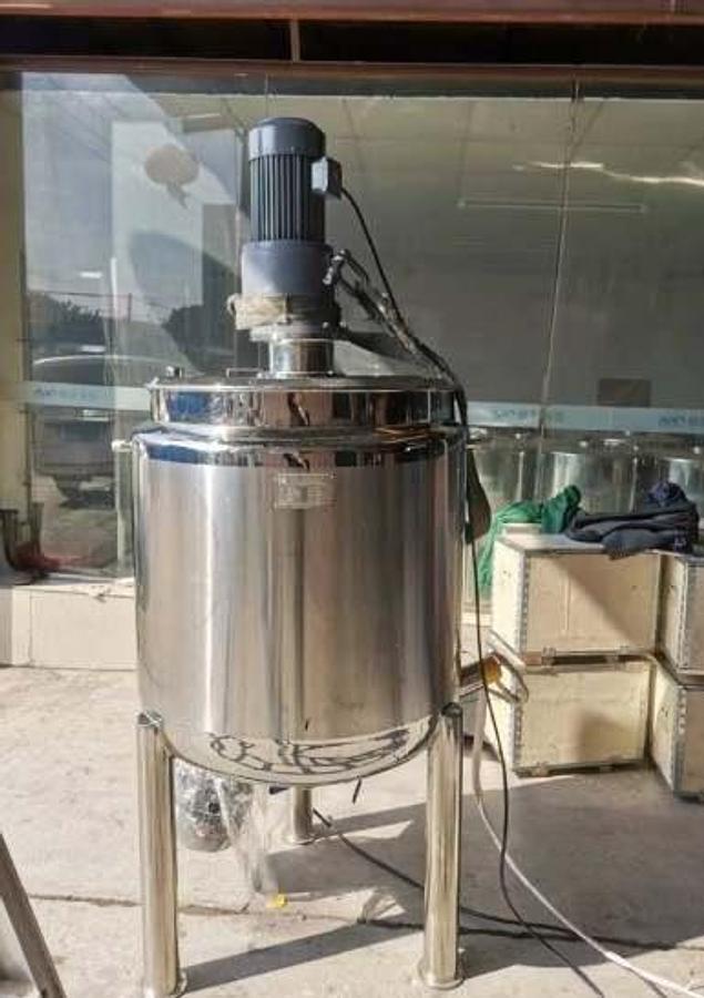 Used 300 Liter Stainless Steel Self-Contained Jacketed Electric Scraper Kettle, with Homogenizing