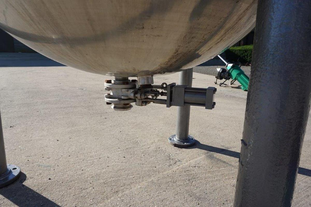 Used 200 Gallon Groen Scraper Agitated Hemispherical Kettle, 100 PSI Jacket