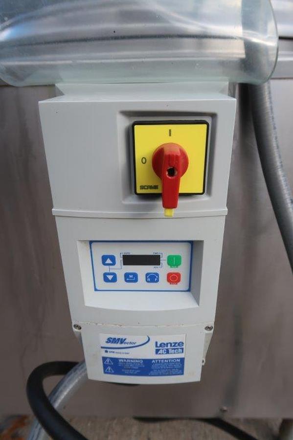 Used 40 Gallon Cleveland Range Stainless Steel Scraper Agitated Kettle, Auto Tilt discharge