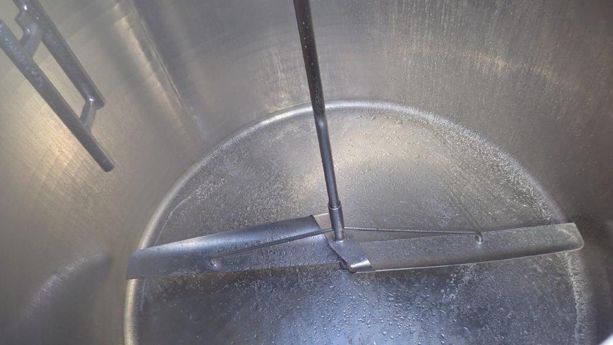 Used Cherry Burrell 900 Gallon Stainless Steam Jacketed Mix Tank