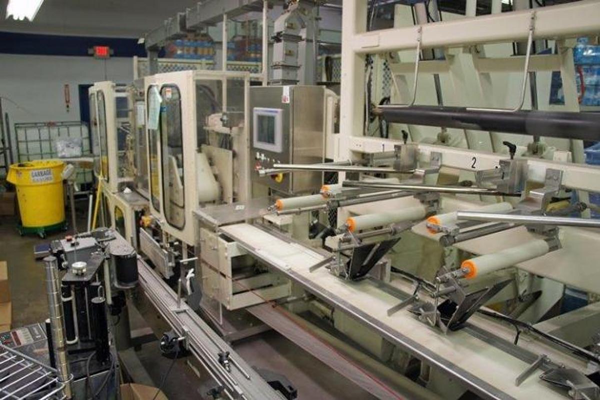 Used Wet Wipe Production Line, 4,250 Wipes Per Minute