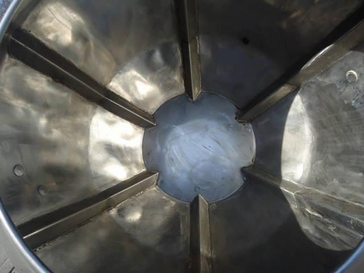 Used 48 In. Stokes Stainless Steel Coating Pan With Baffles & Variable Frequency Inverter