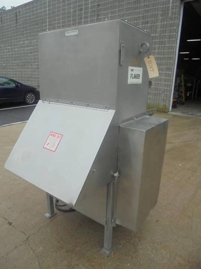 Used Genmac 3100 S/M Frozen Meat Flaker/Slicer, 10 HP