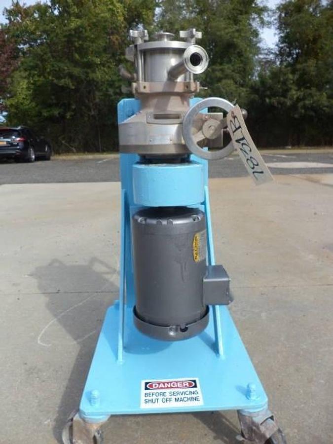 Used Greerco W250V Stainless Steel Vertical Colloid Mill, portable
