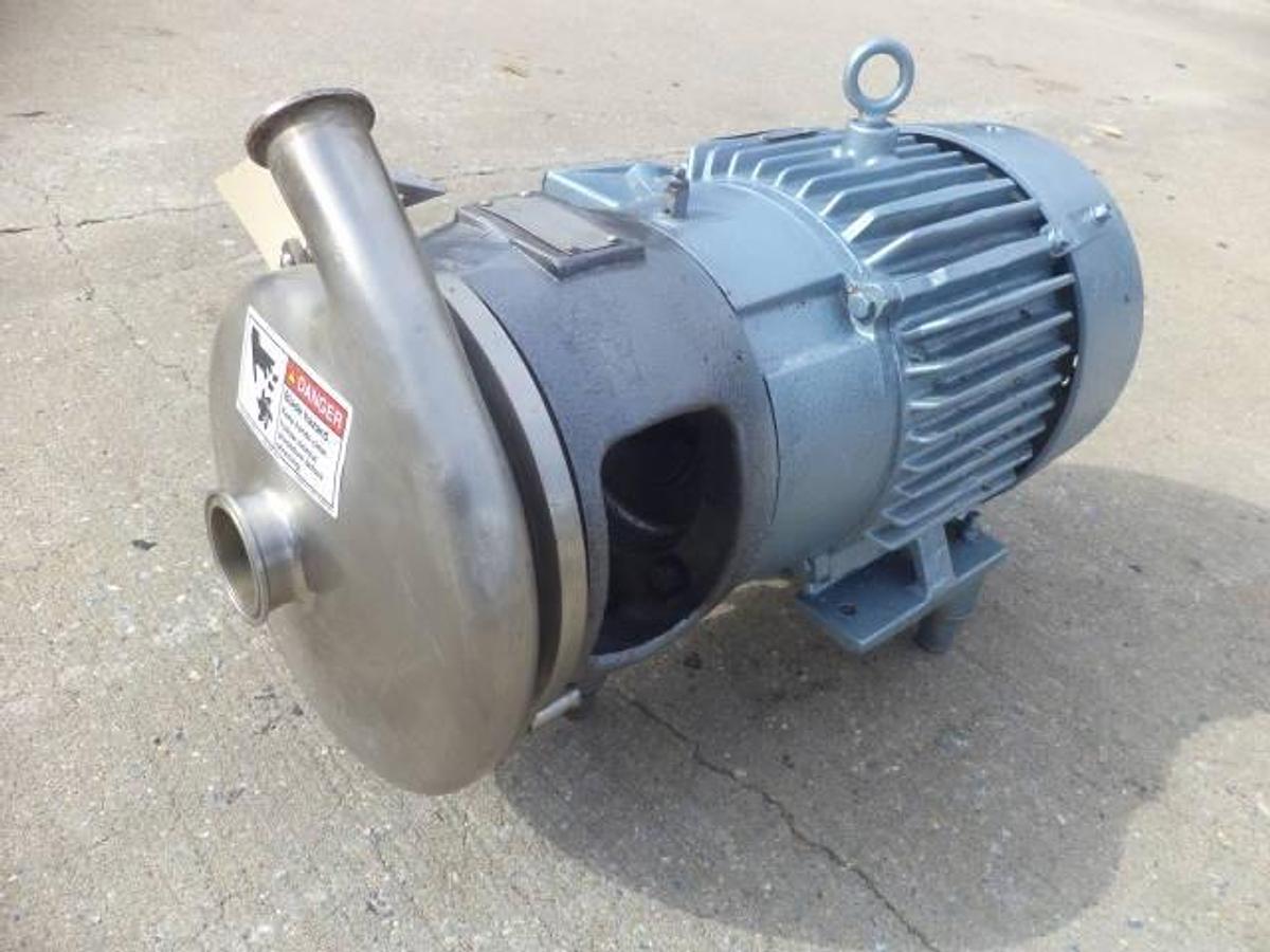 Used Crepaco 2 in. x 1-1/2 in. SS Sanitary Centrifugal Pump, 7.5HP
