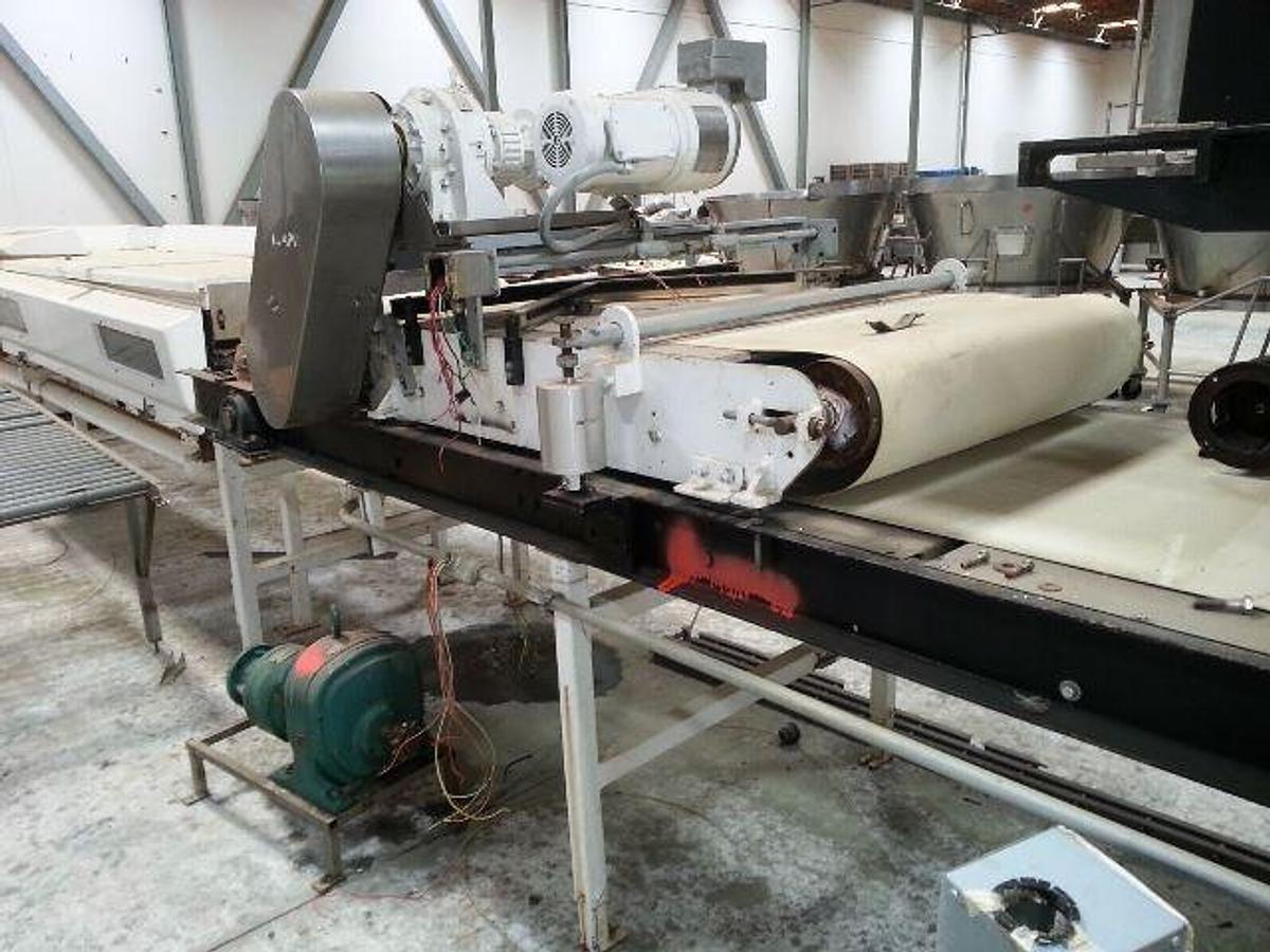 Used APV Energy Bar Line, 30 Ft. Cooling Tunnel