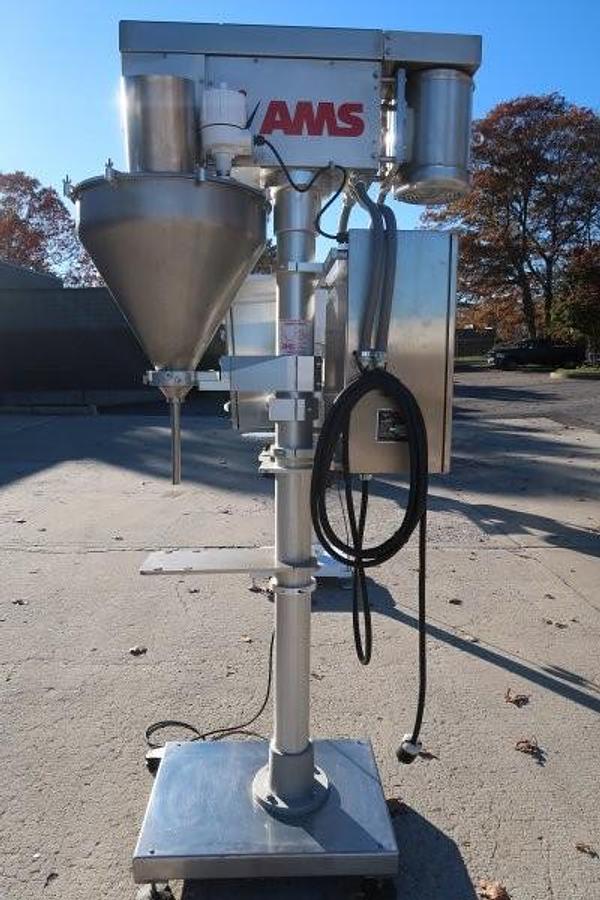 Used AMS A-100 Single Auger Powder Filler, All Stainless