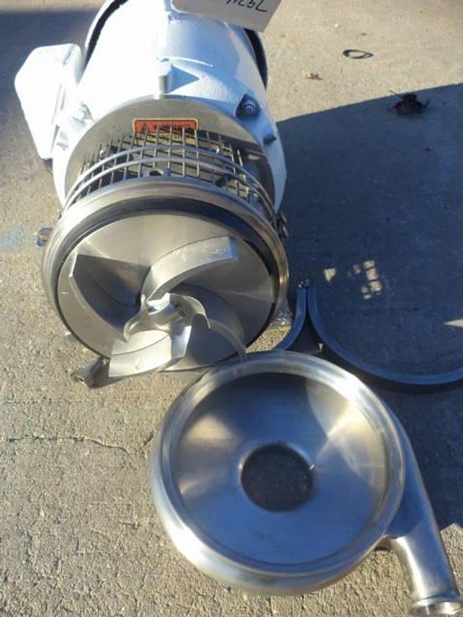 Used Waukesha/Cherry Burrell C218 Stainless Sanitary Centrifugal Pump, 20HP