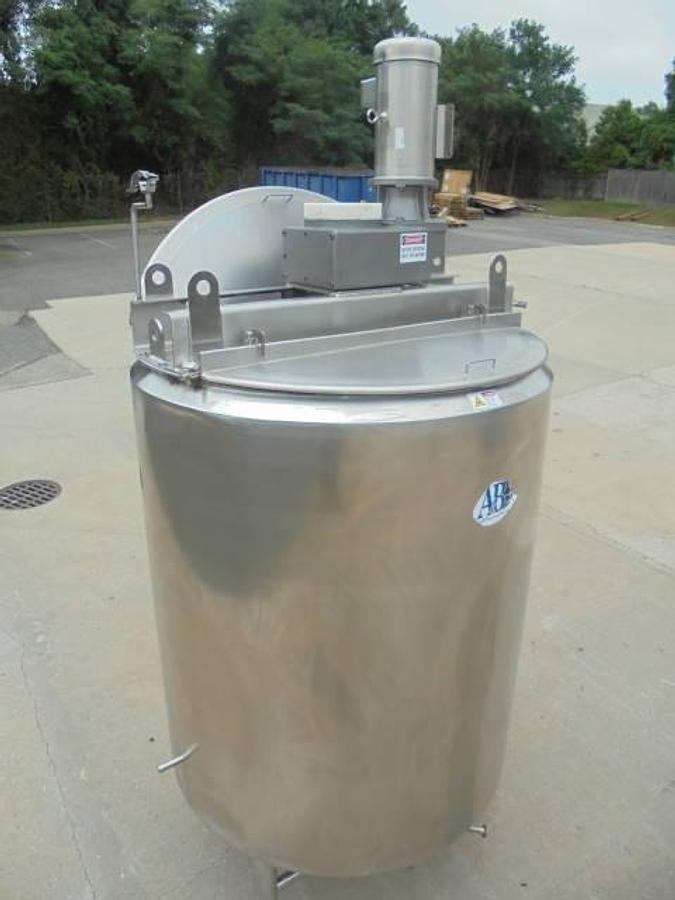 Used 600 Gallon A & B Process Systems Scraper Agitated Jacketed Tank, 316L Stainless, Sanitary