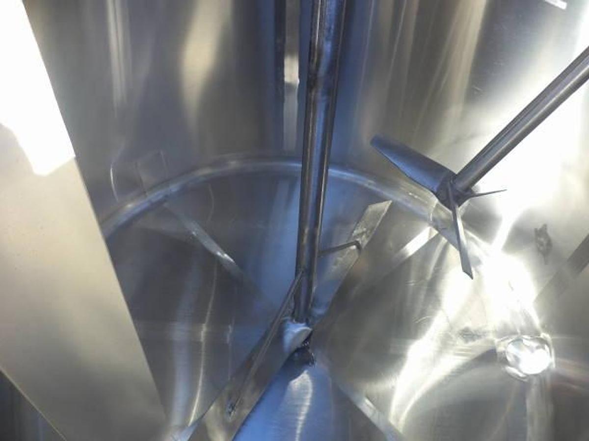 Used 500 Gallon DCI mix tank, Type 316 Stainless