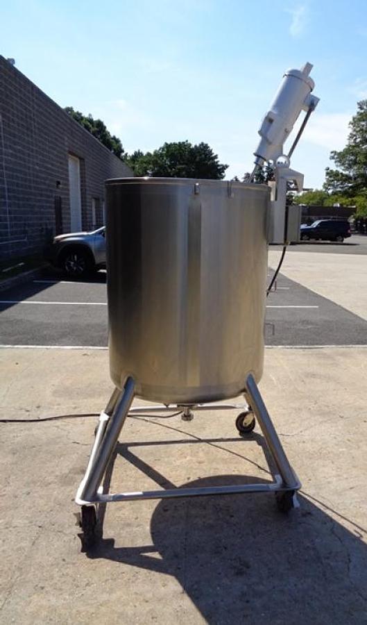 Used 200 Gallon DCI Sanitary Mix Tank, Portable