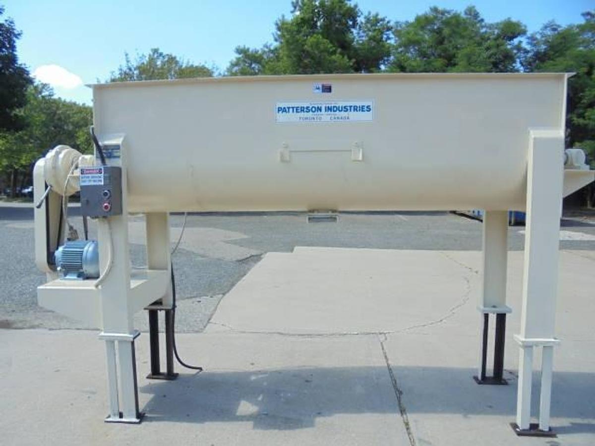 Used 10 Cu.Ft. Paterson Industries Double Ribbon Blender, 3 HP