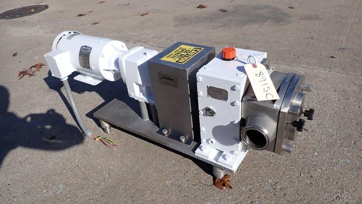 Used Fristam FKL50 SS Positive Displacement Pump, 3 In. Ports