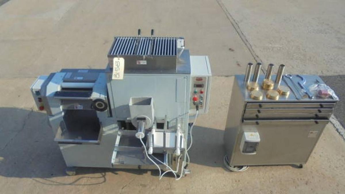 Used Pama Roma P/25C Pasta Mixer/Extruder, 55 Lbs/Hour