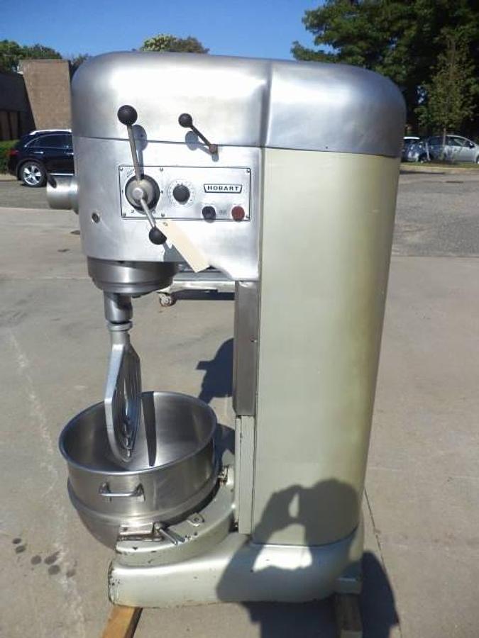 Used Hobart M-802-U 80 quart four speed bowl mixer, USDA