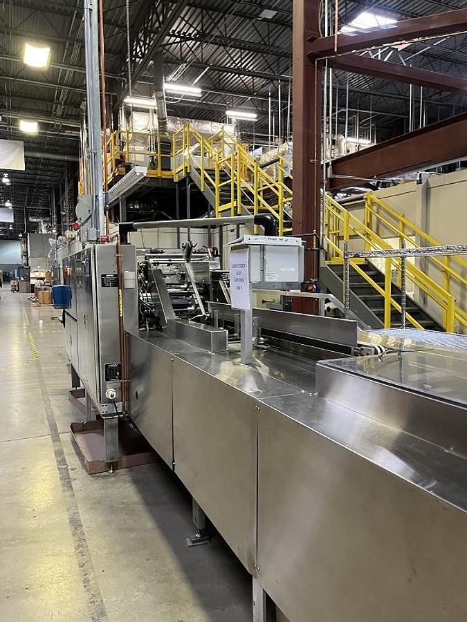 Used Jones “Legacy” Horizontal Cartoner, Glue Sealing