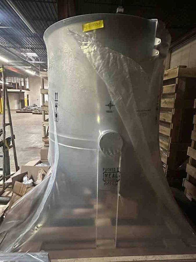 Used 528 Gallon SS DC Norris Scraper Kettle, 100 PSI Jacket