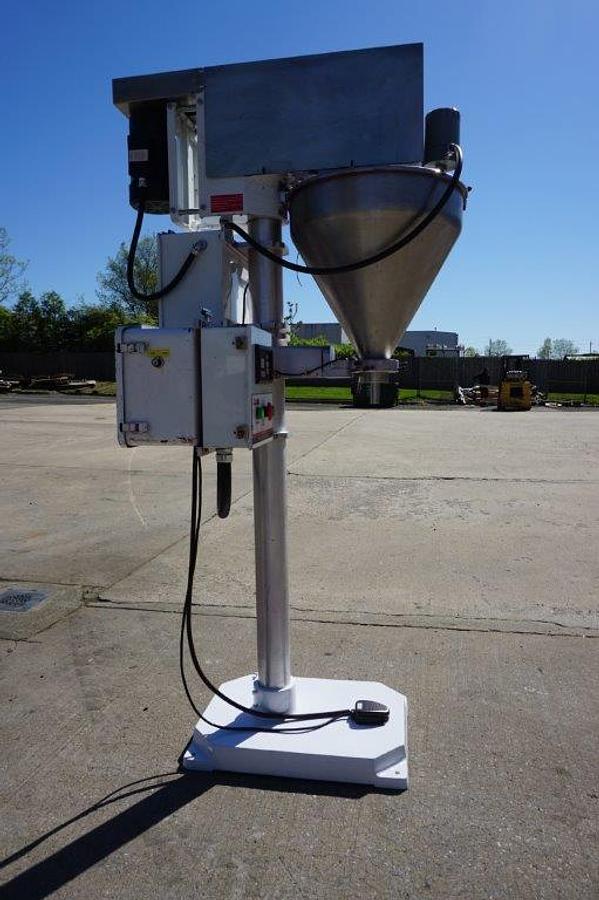 Used All Fill Single Auger Powder Filler, Foot Switch Actuated