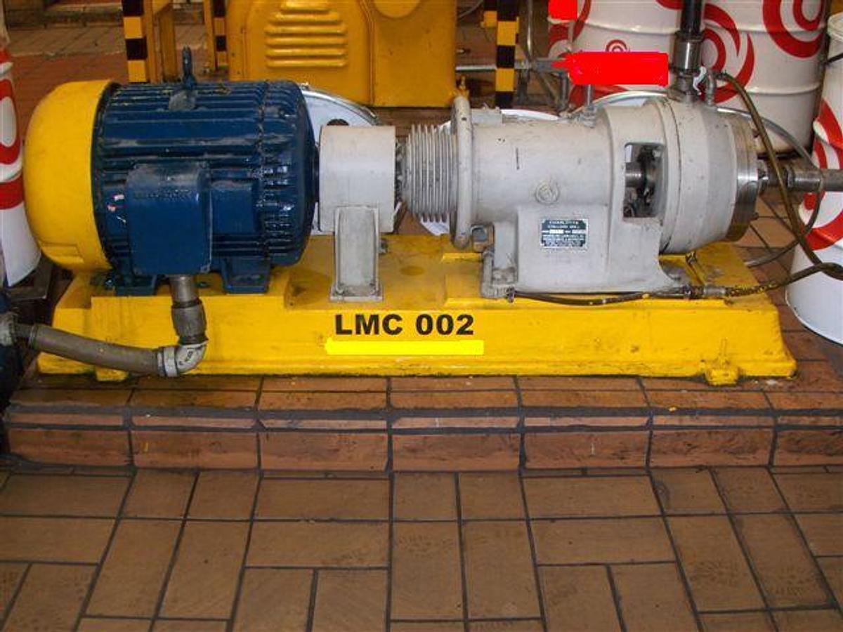 Used Charlotte 75 Hp Inline Colloid Mill
