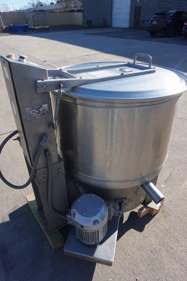 Used Bock FP-90 Food Processing Basket Centrifuge, 5 HP