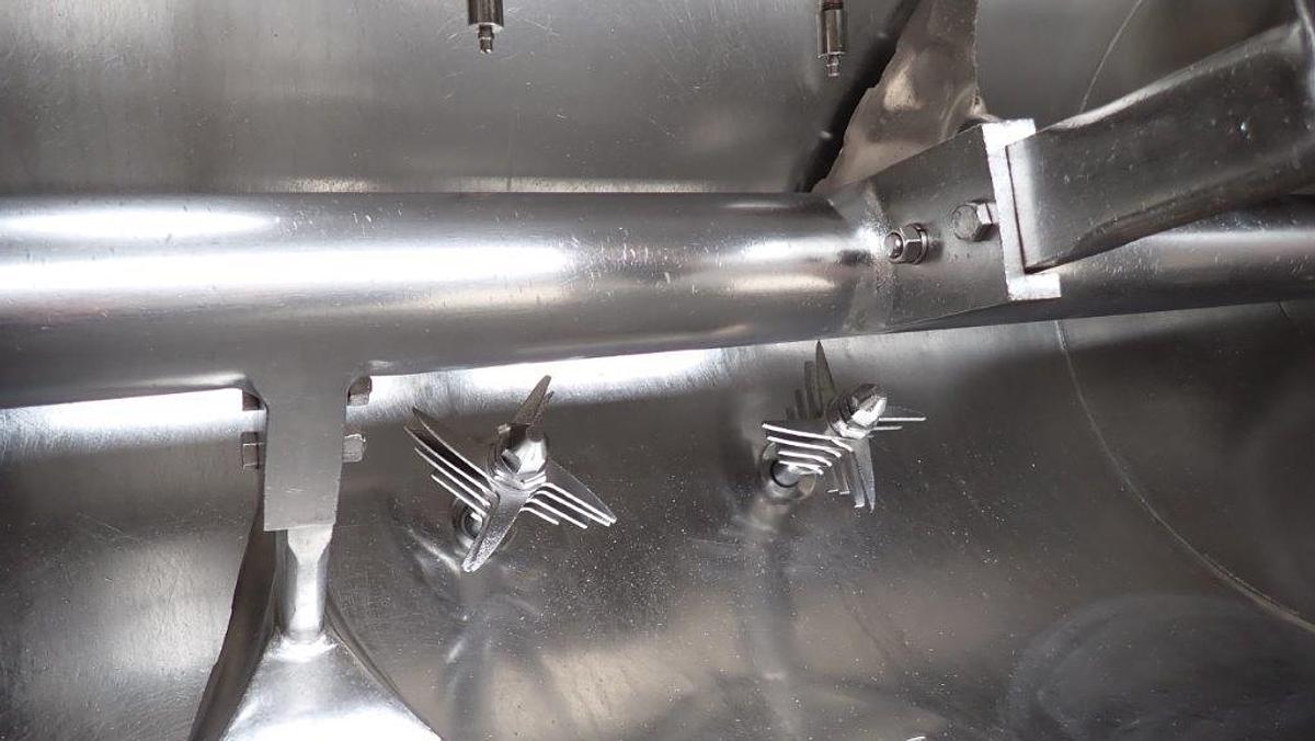 Used Littleford FKM-600-D Stainless Steel Plow Mixer, Liquid Injection