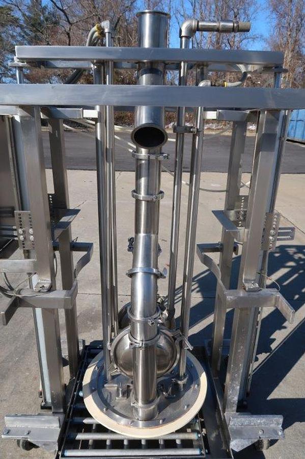 Used Murzan “DUS-50M” Stainless Drum Unloading System, Portable