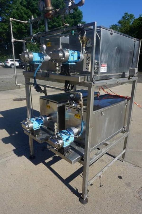 Used Waukesha 018-U2 Positive Displacement Pumps with Servo motors (4)