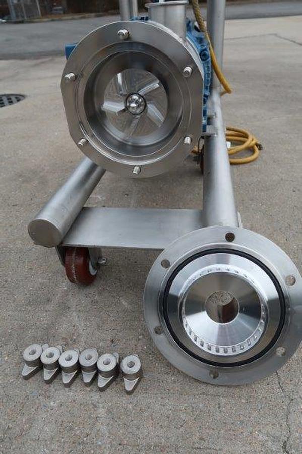 Used Ampco 10HP Stainless Steel Inline High Shear Mixer, XP