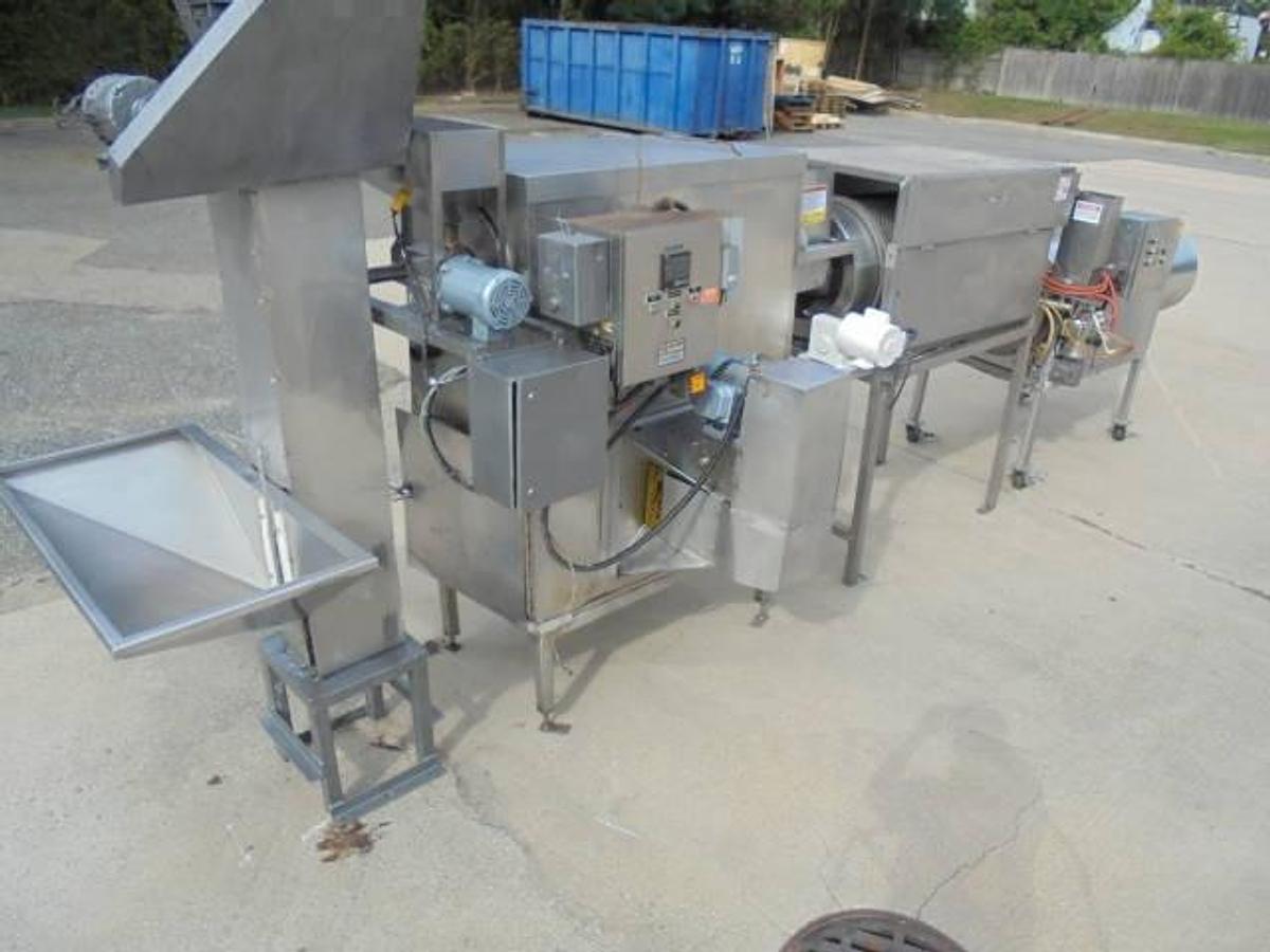 Used Cretors “Flo-Thru”” Popcorn Popper System With Seasoning Drum