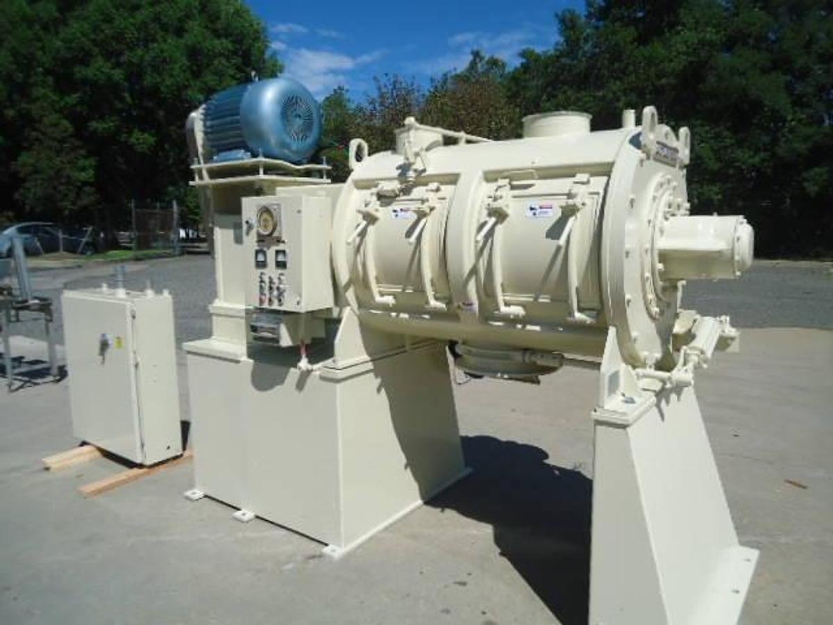 Used Littleford FKM-600D Jacketed Plow Mixer, 60 HP