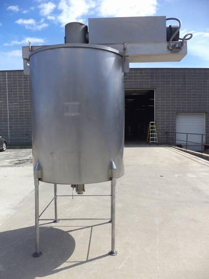 Used 470 Gallon Willflow Stainless Steel Double Motion, Scraper Agitated Kettle/Tank, 125 PSI Jacket