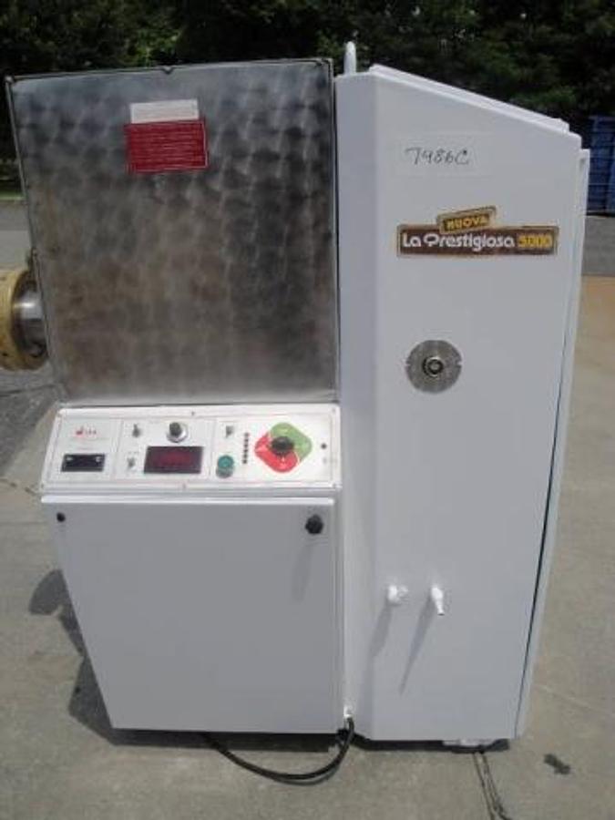 Used La Prestogiosa 3000 Pasta Press/Extruder With Assorted Dies
