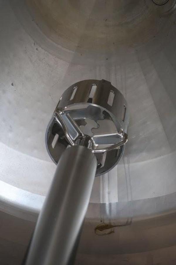 Used A & B Process Systems Approx. 1,000 Gallon SS Mixing Tank, High Shear