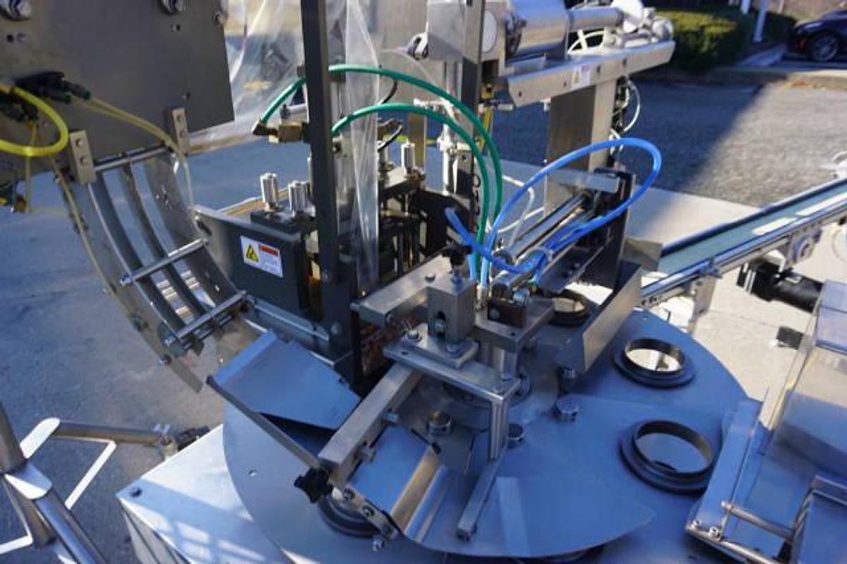 Used Autoprod RO-A7 HS Rotary Fill/Seal/Cap System, 40 Per Minute