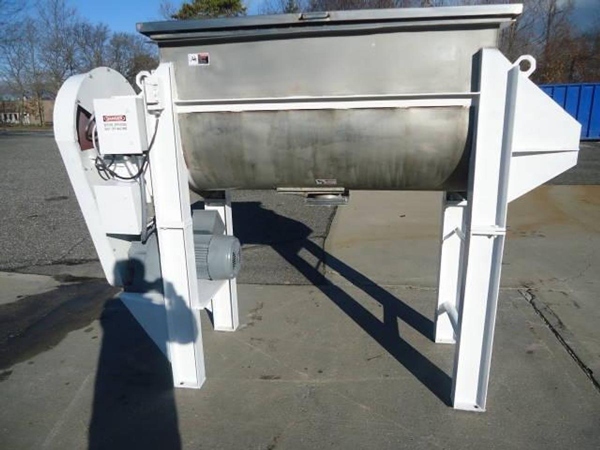 Used 20 Cu.ft. Stainless Steel Double Ribbon Blender