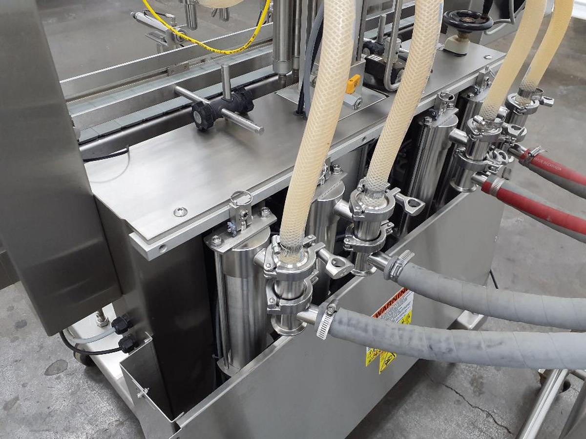 Used Kaps-All Four Piston Automatic Filler, 36 Oz. Pistons