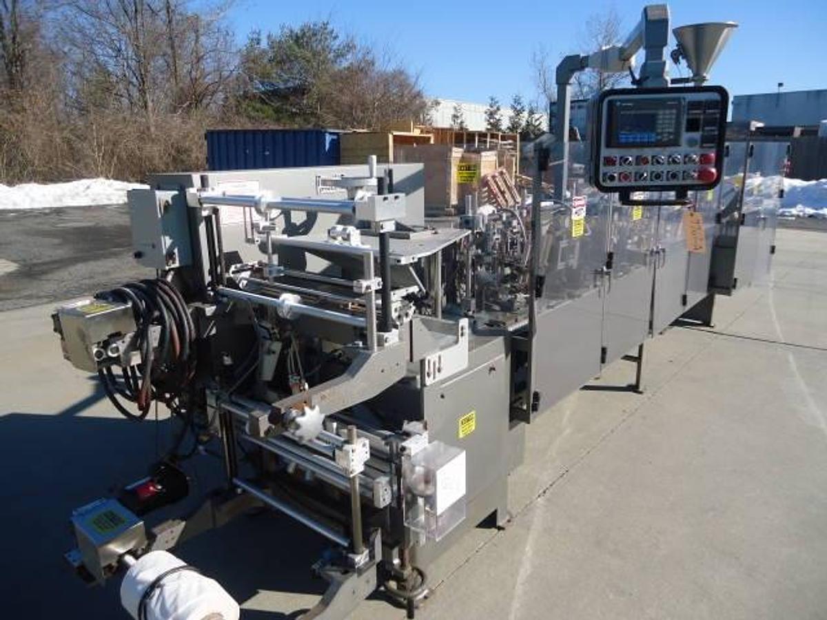 Used Bartelt/Hmc Im 9-10 Horizontal F/F/S Pouch Machine With Zipper Attachment