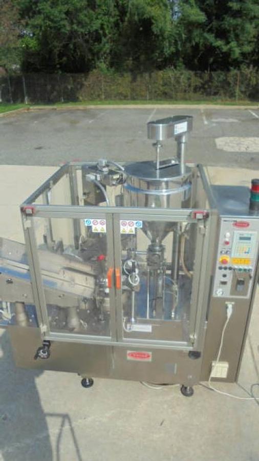 Used TGM Hot Air Automatic Plastic Tube Filling & Sealing Machine