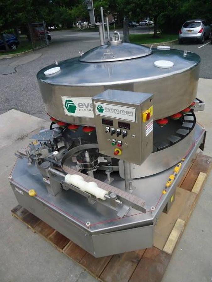 Used Evergreen 30 Valve Rotary Ss Bottle Filler, Unused