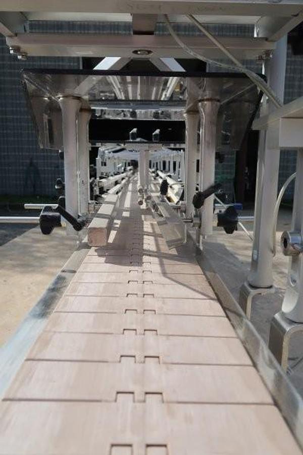 Used Kalish 21.5 Ft. Long SS Bottle Conveyor