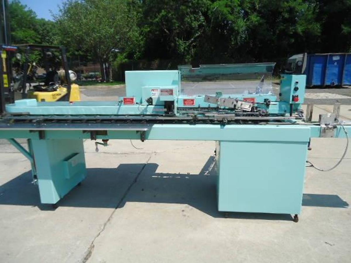 Used Bivans “Vertuck” 74 Automatic Cartoner With Leaflet Inserter
