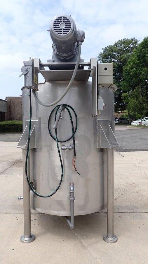 Used 500 Gallon Lee SS Double Motion Scraper Kettle/Tank, 100 PSI