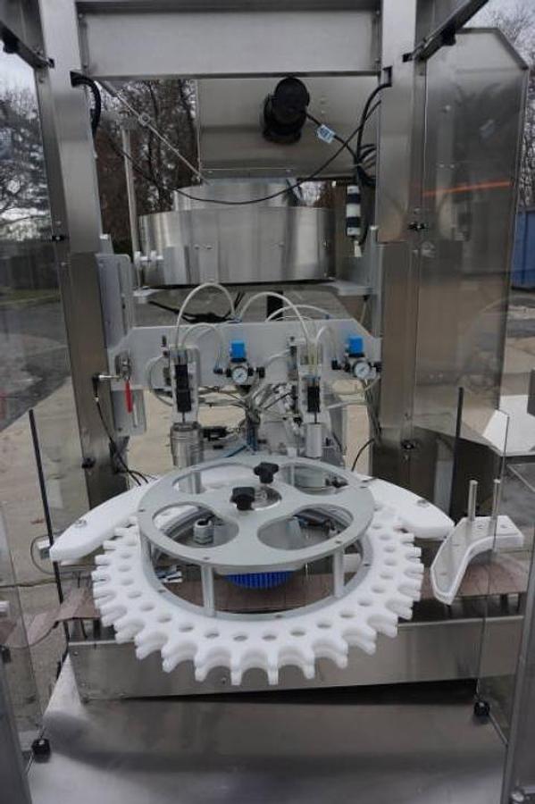 Used Aesus Systems “Delta Star” Screw Capping Machine, All Stainless Steel