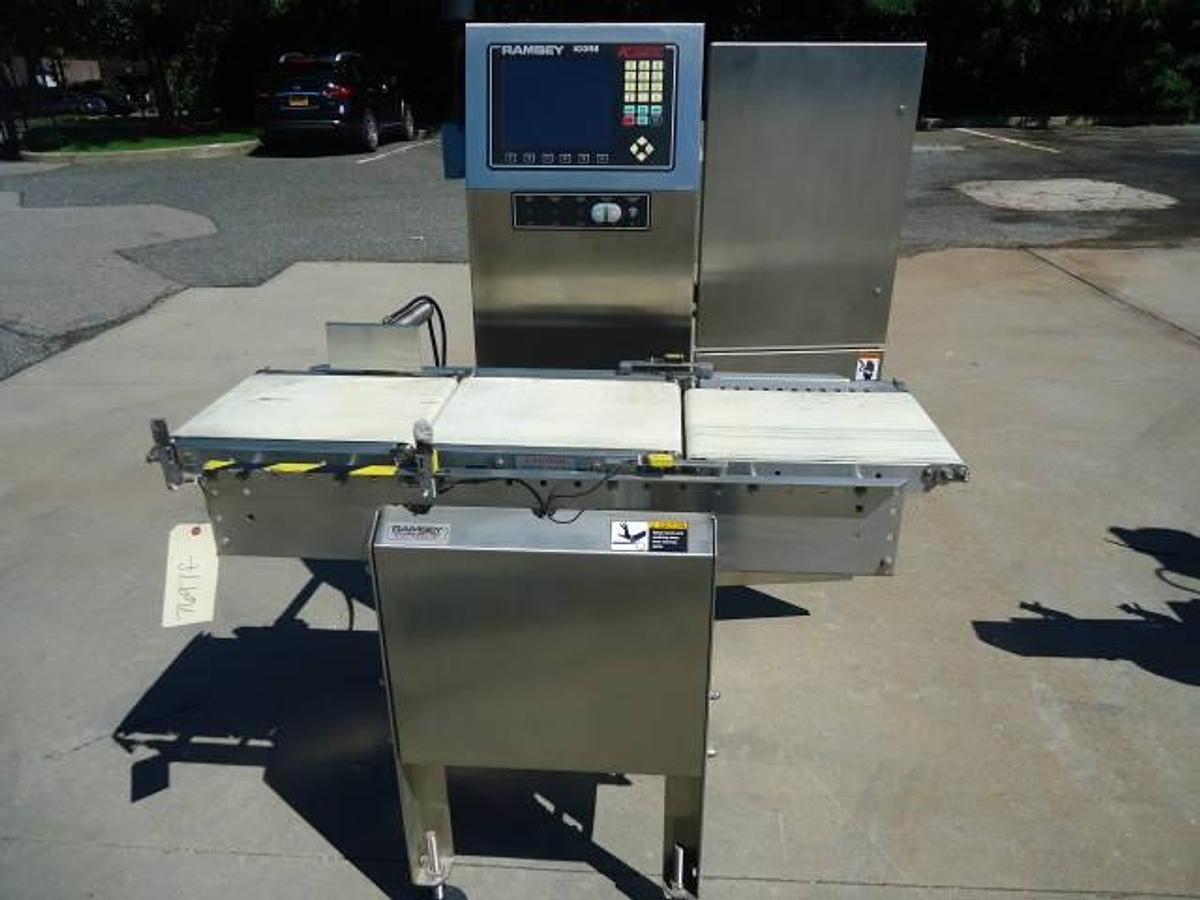 Used Ramsey Icore Auto Check 9000 Stainless Steel Checkweigher-