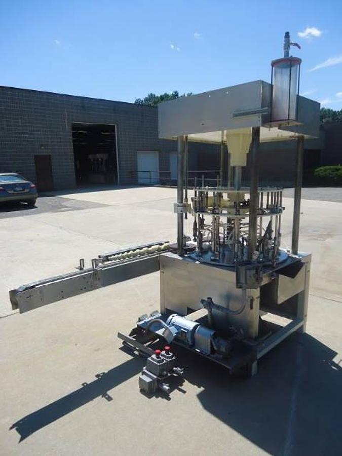 Used Mrm/Elgin Twelve Spout Rotary Vacuum Filler, Explosion Proof