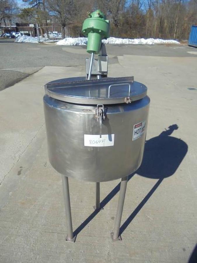 Used 20 Gallon Stainless Steel Jacketed Kettle, Hemispherical Interior