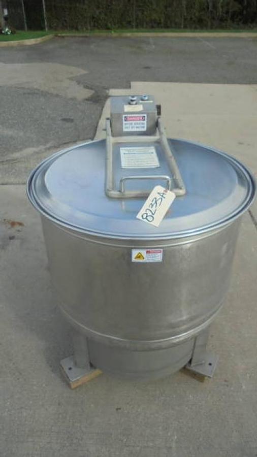 Used Bock FP 900 Perforated Basket Centrifuge, Stainless