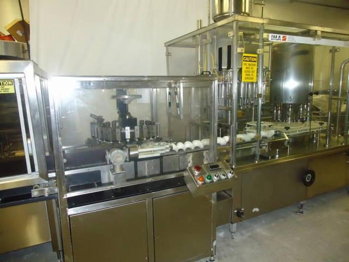 Used Ima/Farmomac Monobloc Filling Line, 300 Per Minute